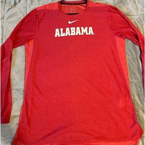 Alabama Nike Dry fit LS T-shirt NWOT